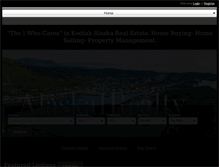 Tablet Screenshot of alaska1realty.com